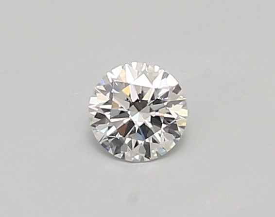 Actual 0.26 carat D Round lab-grown diamond