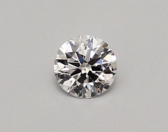 Actual 0.26 carat D Round lab-grown diamond