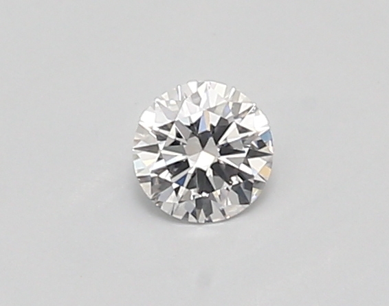 Actual 0.26 carat D Round lab-grown diamond