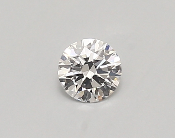 Actual 0.26 carat D Round lab-grown diamond