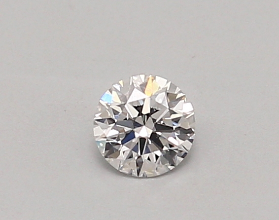 Actual 0.26 carat D Round lab-grown diamond