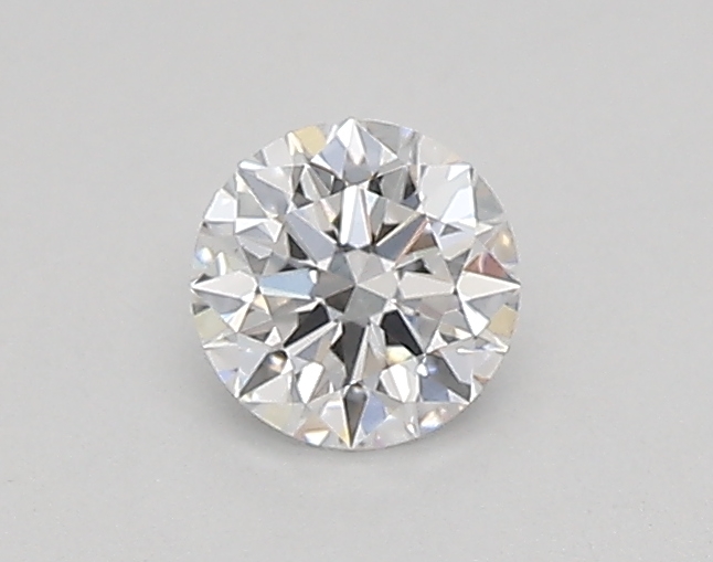Actual 0.27 carat D Round lab-grown diamond