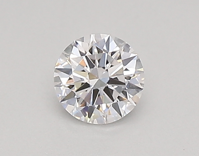 Actual 0.26 carat D Round lab-grown diamond