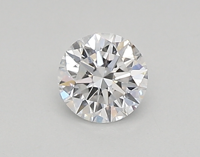 Actual 0.26 carat D Round lab-grown diamond