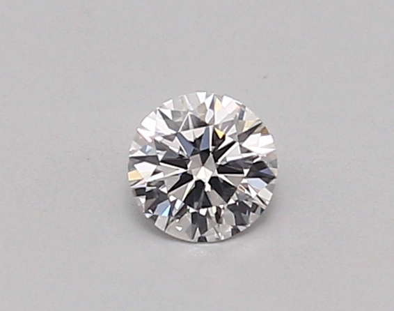 Actual 0.27 carat D Round lab-grown diamond