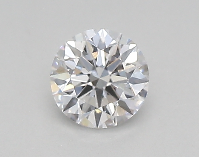 Actual 0.26 carat D Round lab-grown diamond