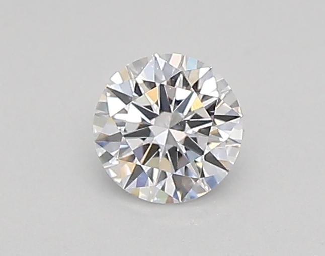 Actual 0.26 carat D Round lab-grown diamond