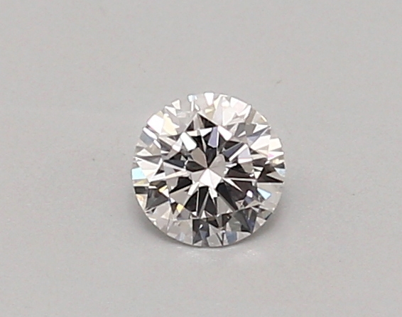 Actual 0.27 carat D Round lab-grown diamond