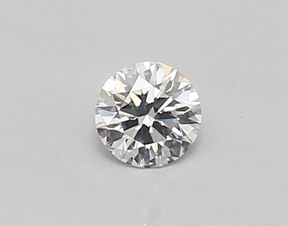 Actual 0.28 carat D Round lab-grown diamond