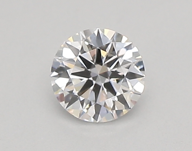 Actual 0.26 carat D Round lab-grown diamond