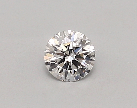Actual 0.26 carat D Round lab-grown diamond