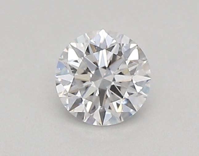 Actual 0.26 carat D Round lab-grown diamond