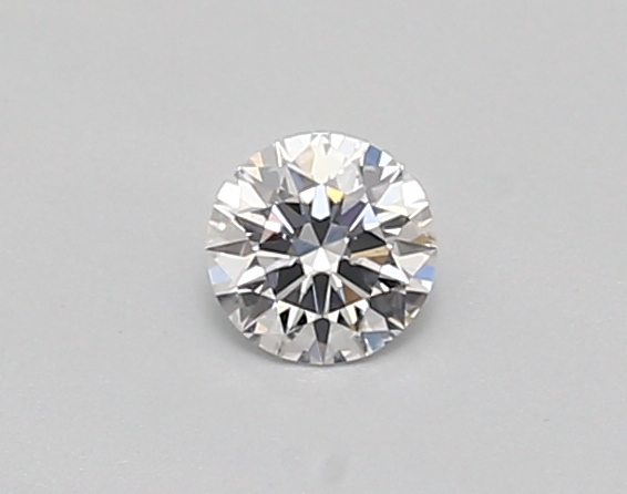 Actual 0.27 carat D Round lab-grown diamond