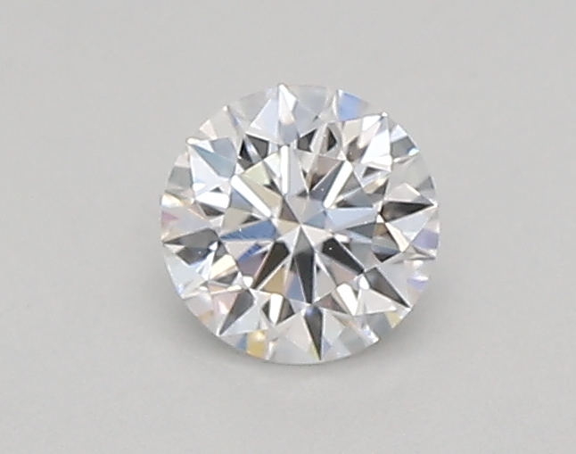 Actual 0.26 carat D Round lab-grown diamond