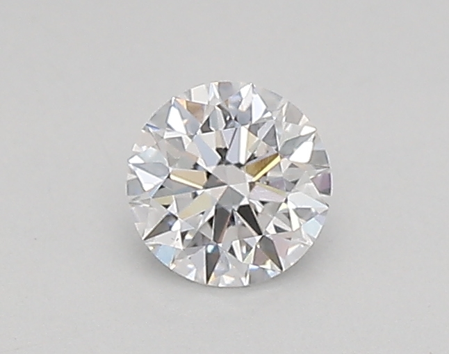 Actual 0.27 carat D Round lab-grown diamond