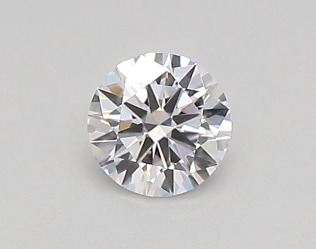 Actual 0.24 carat D Round lab-grown diamond
