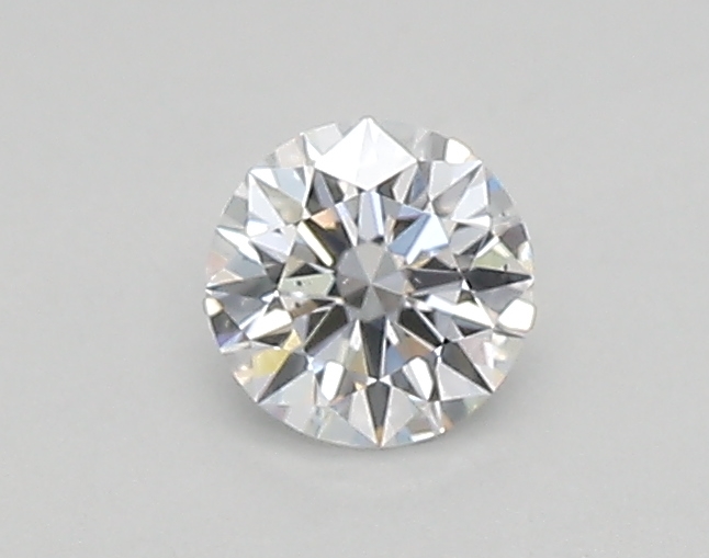 Actual 0.27 carat D Round lab-grown diamond