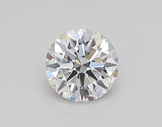 Actual 0.26 carat D Round lab-grown diamond