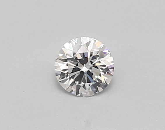 Actual 0.26 carat D Round lab-grown diamond