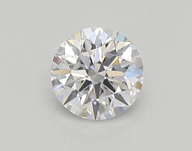 Actual 0.26 carat D Round lab-grown diamond