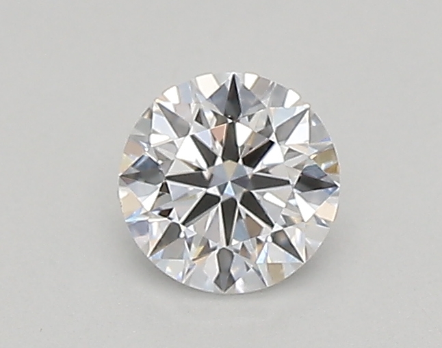 Actual 0.28 carat D Round lab-grown diamond