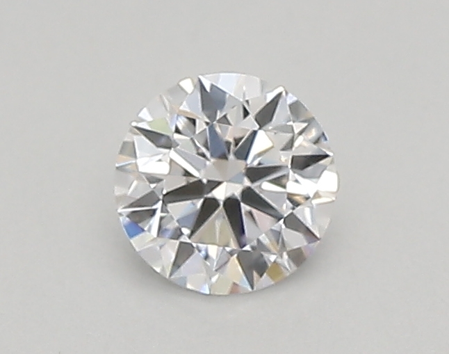 Actual 0.26 carat D Round lab-grown diamond