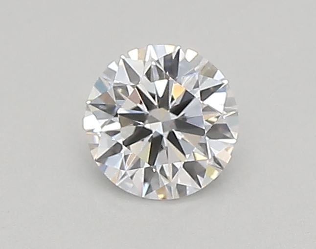 Actual 0.26 carat D Round lab-grown diamond