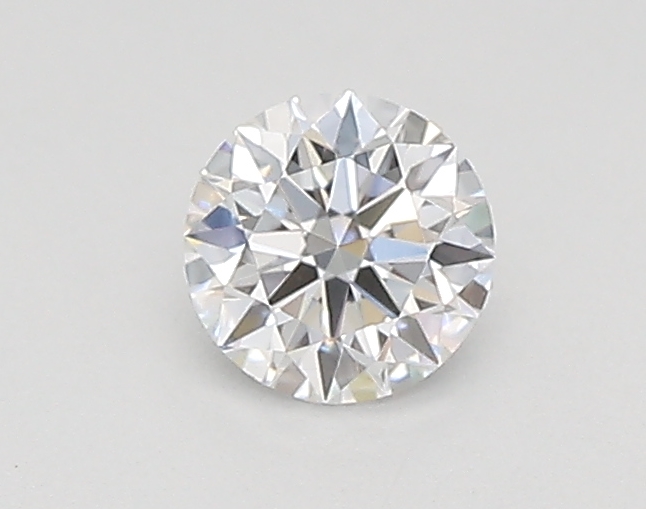Actual 0.26 carat D Round lab-grown diamond