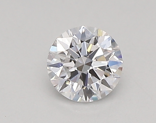 Actual 0.26 carat D Round lab-grown diamond
