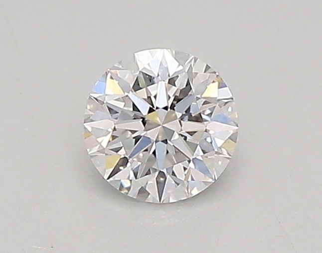 Actual 0.26 carat D Round lab-grown diamond