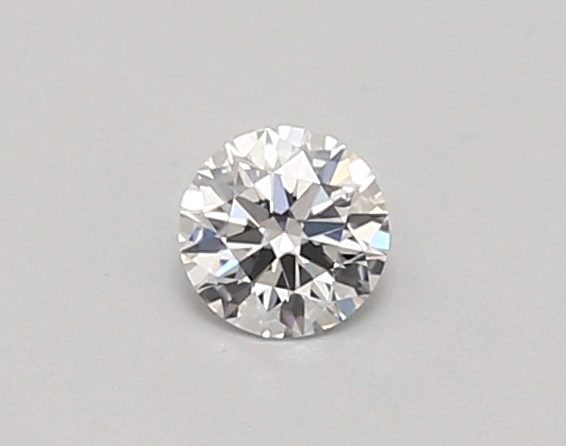 Actual 0.26 carat D Round lab-grown diamond