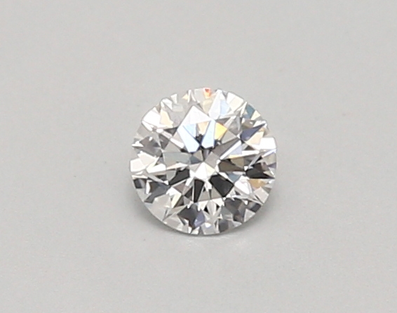 Actual 0.26 carat D Round lab-grown diamond
