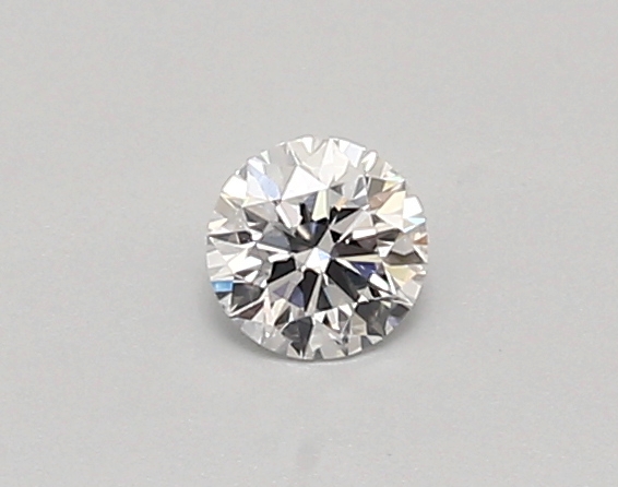 Actual 0.26 carat D Round lab-grown diamond