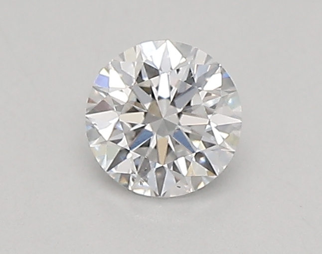 Actual 0.27 carat D Round lab-grown diamond