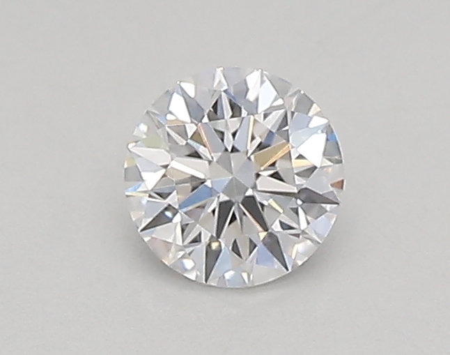 Actual 0.26 carat D Round lab-grown diamond