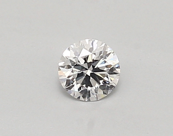 Actual 0.26 carat D Round lab-grown diamond