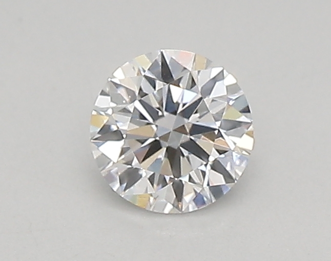 Actual 0.27 carat D Round lab-grown diamond
