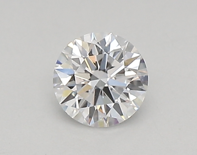 Actual 0.26 carat D Round lab-grown diamond
