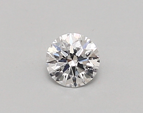Actual 0.28 carat D Round lab-grown diamond