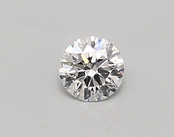 Actual 0.26 carat D Round lab-grown diamond