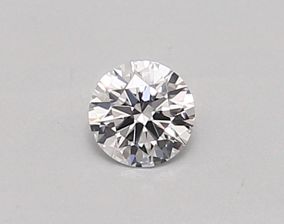 Actual 0.26 carat D Round lab-grown diamond