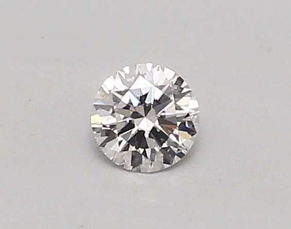 Actual 0.26 carat D Round lab-grown diamond