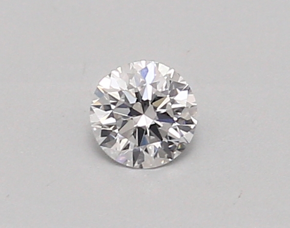 Actual 0.26 carat D Round lab-grown diamond