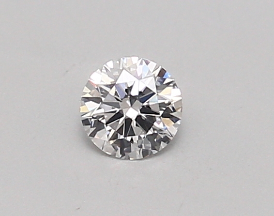 Actual 0.26 carat D Round lab-grown diamond