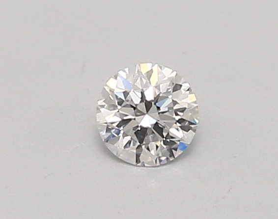 Actual 0.26 carat D Round lab-grown diamond