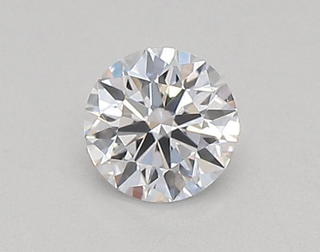 Actual 0.26 carat D Round lab-grown diamond