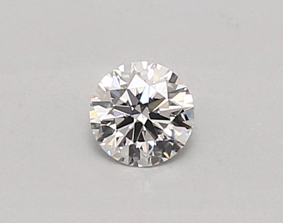 Actual 0.26 carat D Round lab-grown diamond