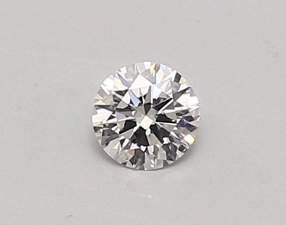 Actual 0.26 carat D Round lab-grown diamond