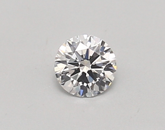Actual 0.26 carat D Round lab-grown diamond
