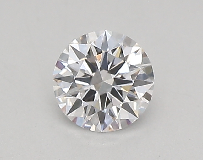 Actual 0.26 carat D Round lab-grown diamond